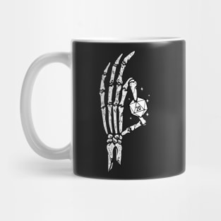 Pen and paper ok sign rescue throw Mug